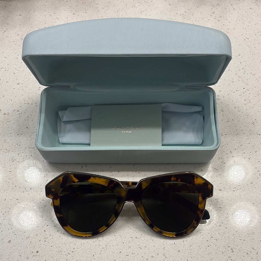 Karen Walker Tortoise Shell Sunglasses - Picture 10 of 11